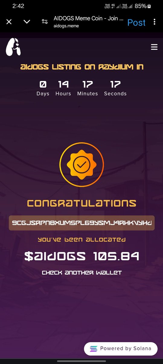conswellaj4207's tweet photo. @aidogscomm @solana just checked mine https://t.co/Gmand6PMaV