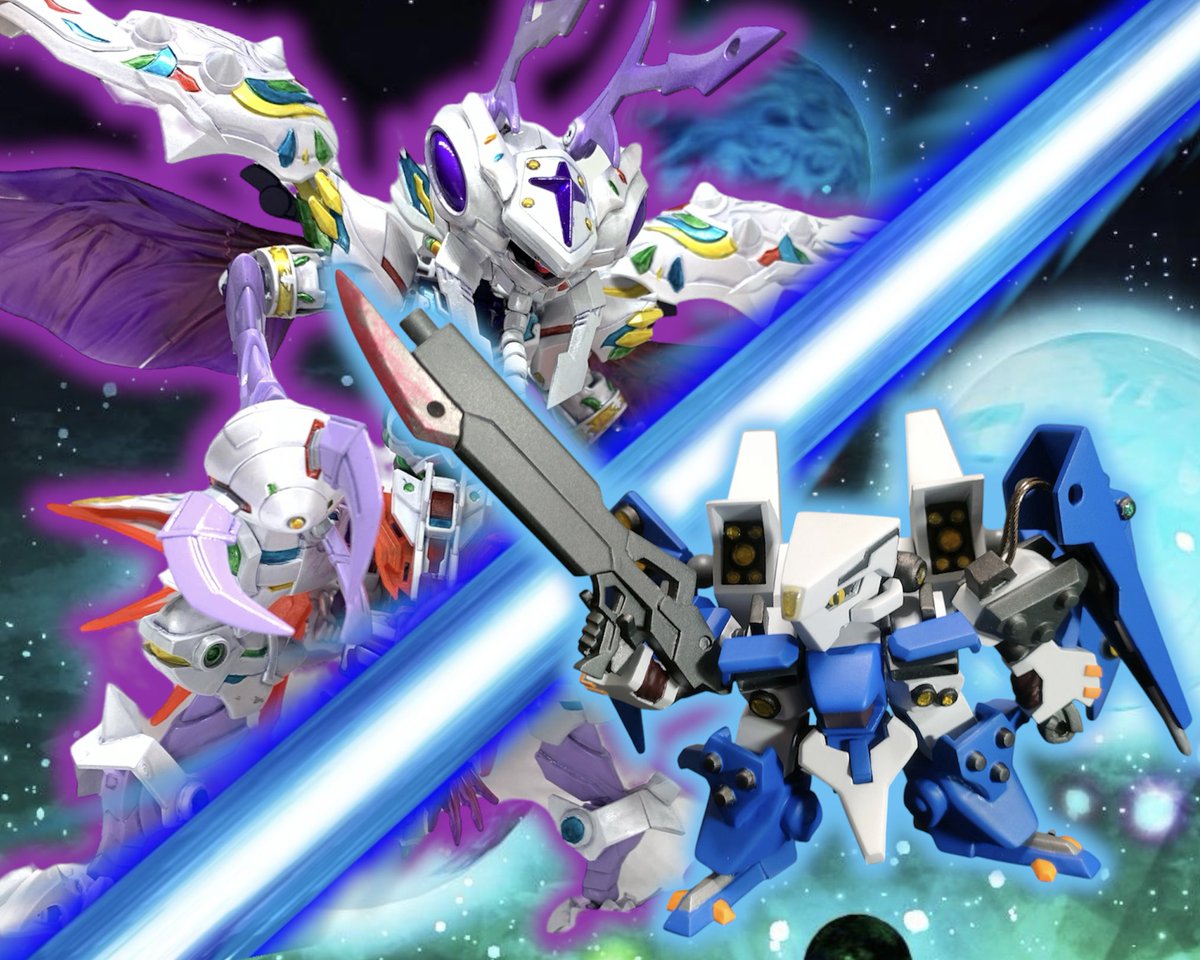 三章後半の更新になります！

３-6 神の守護騎士たち
３-7 暴剣

各地で戦う仲間たちの姿に勇気づけられた女王エアリアルについに神霊騎士フェネクスがかつての神と魔神の戦いと、世界に迫る敵の正体を語る！
どうぞよろしくお願いします！

seesaawiki.jp/seven_arc_knig…

#SDガンダム
#七人の天宮騎士