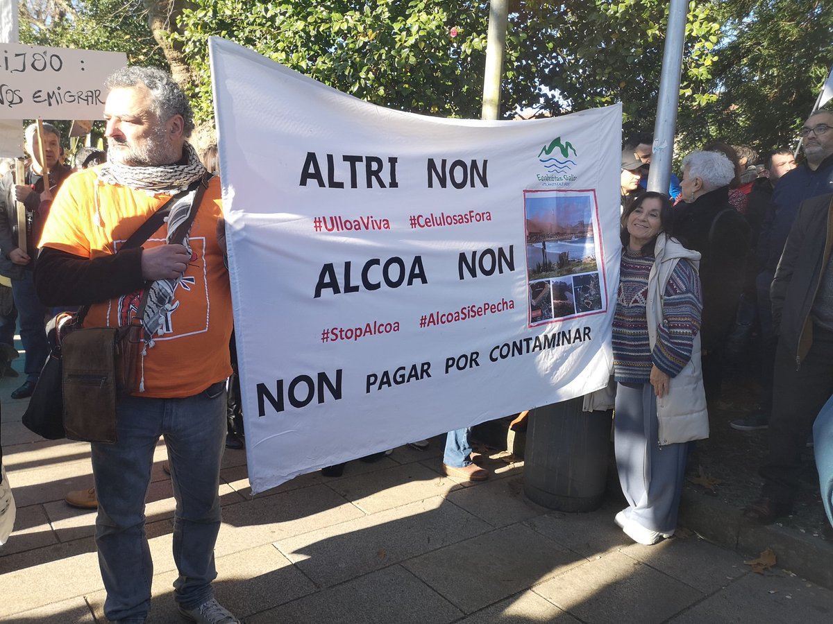 ecoloxistaslugo's tweet photo. @amturiel @TopoSudaka @AramaixoBizirik @JuanBordera @TafallaMarta @radiopardinhas @angelencinas @ConchaC30061 @RosyEspinel @XosRamn Volvemos a decir
#AltriNON
#AlcoaNON
#NonPagarPorContaminar https://t.co/MPZBkIcVzY