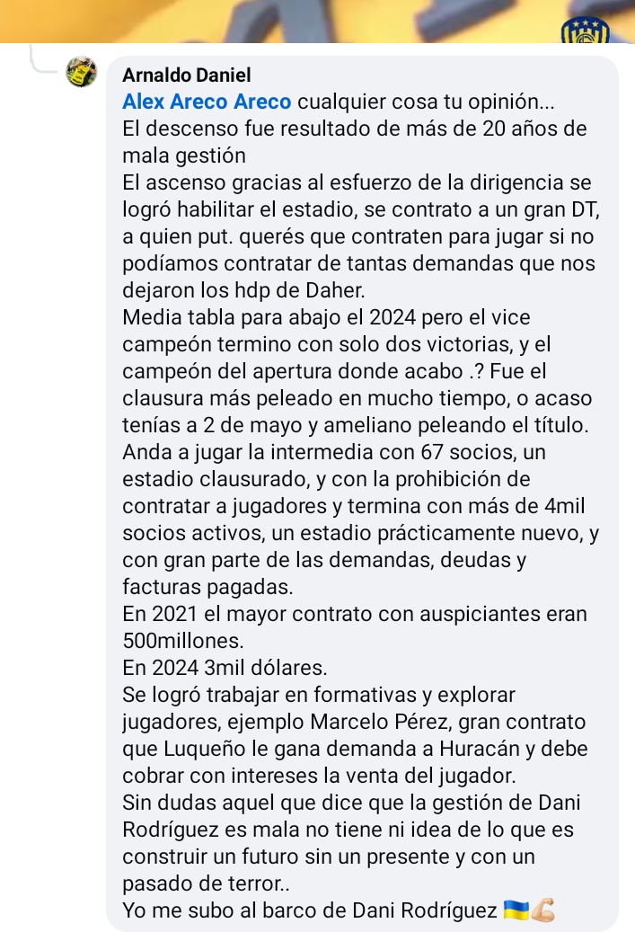 Yo me subo al barco de Dani Rodríguez 🇺🇦💪🏼💪🏼.