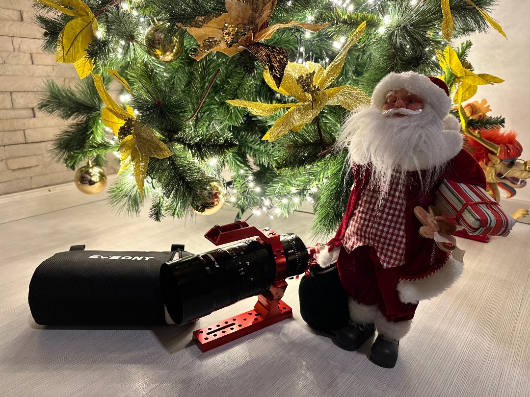 SVBONY1's tweet photo. SV555 and Santa Claus go well together~🎄
Photo by Juan Pablo Esguerra.
SV555 telescope refractor camera checkout price: AU$764.99, now place an order to receive a SVBONY brand drawstring backpack.
Purchase link: https://t.co/RrJLvSXP6v https://t.co/aFQkqh2lOo