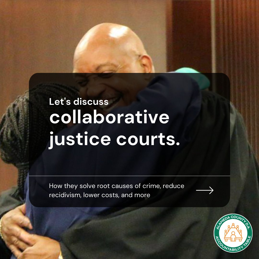 ACDAATable's tweet photo. Collaborative justice courts combine judicial supervision with rehabilitation  and treatment instead of detention. They ⁠increase the likelihood of successful rehabilitation while reducing recidivism &amp; lowering costs. #criminaljusticereform #carenotjail #mentalhealth https://t.co/kgIoesqsJl
