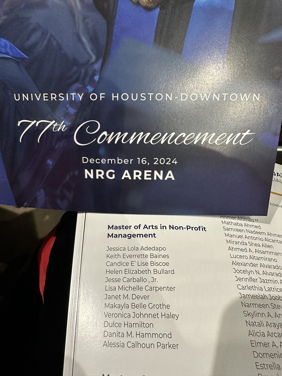 MA in Nonprofit Management at UHD tweet media
