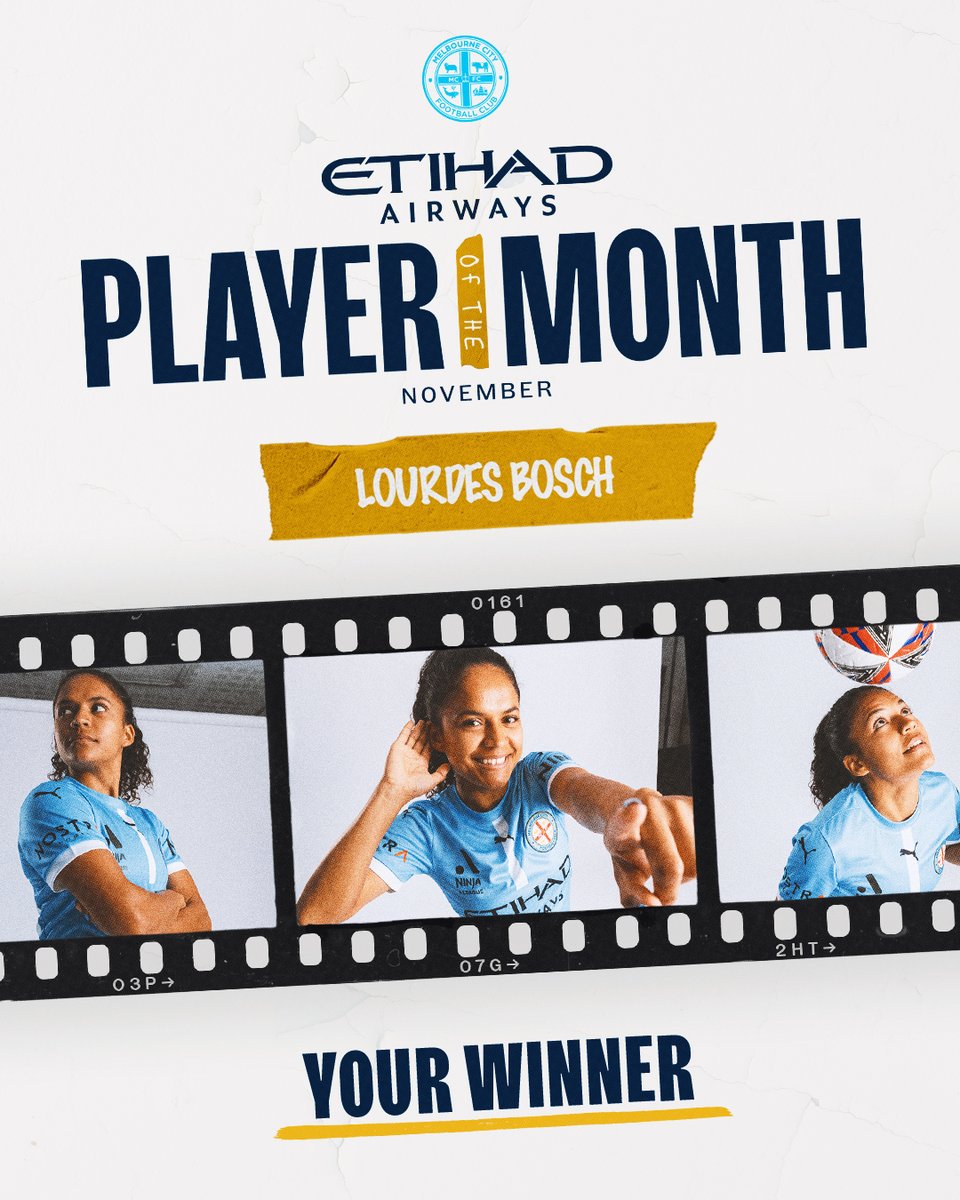 MelbourneCity's tweet image. What a month from Lourdes Bosch 🔥

👑 You've voted her our Women's Player of the Month for November!