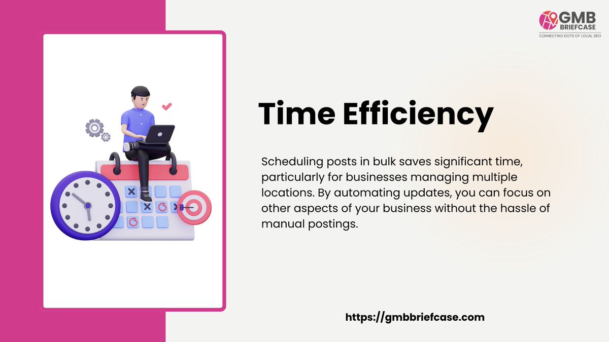 gmbbriefcasecom's tweet photo. Benefits of Scheduling Posts in GMB Briefcase
Like, comment, and read more to explore how it can work for you.
https://t.co/2y70KGSOQe
#GMBBriefcase #SocialMediaScheduling #BusinessGrowth #GoogleMyBusiness #GMBManagement #LocalSEO #PostScheduling https://t.co/U68MTuNgao