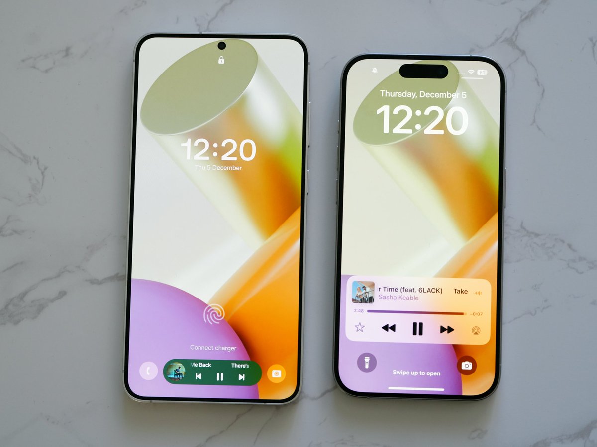 UniverseIce's tweet image. Apple met a tough opponent this time.
One UI 7 vs iOS18
Which one do you like?