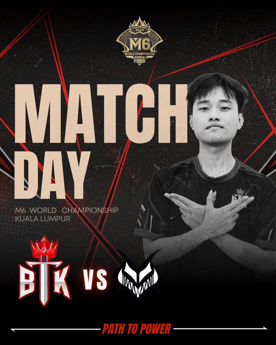 TODAY, 02:00 AM EST. BloodThirstyKings is set to face the Malaysian representative, Team Vamos. Who will reign supreme? Tune in to find out!

Get your BTK jersey today: btkfamily.com

#BTK #BloodThirstyKings
