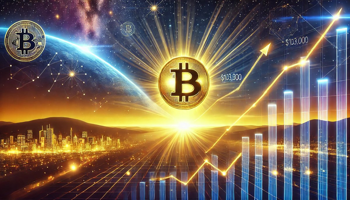 🚨 BREAKING: Bitcoin smashes through $100K, now at $103K! 🚀🔥

The king of crypto just made history⚡ Is this just the beginning of the next epic bull run? Or are we in uncharted territory? 🌕 Let’s hear your thoughts, #Bitcoin fam! 💭👇

#BTC #Bitcoin100K #Crypto