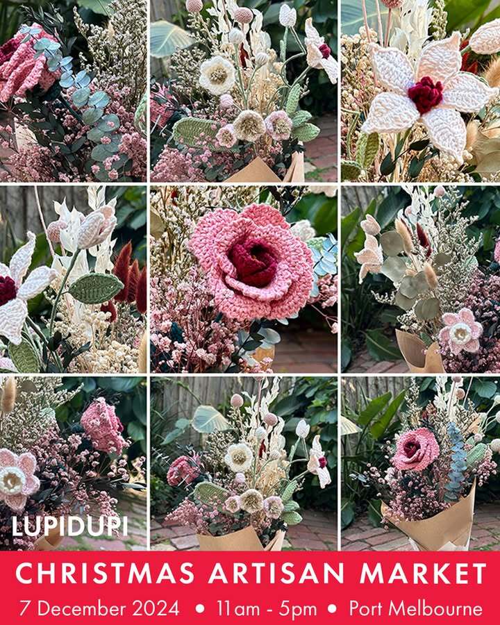🌟\\// 2024 Christmas Artisan Market \\//🌟

 ❤ Meet our Vendors: 
🎄Laminated Cotton Shop @laminatedcottonshop 
🎄LUPIDUPI @lupidupi_handmade

🗓 Date: December 7th
📍 Location: Bay Street in Port Melbourne
🕒 Time: 11 AM - 5 PM
🎁 More Info: 3207port.com.au/blog/christmas…

#3207PORT