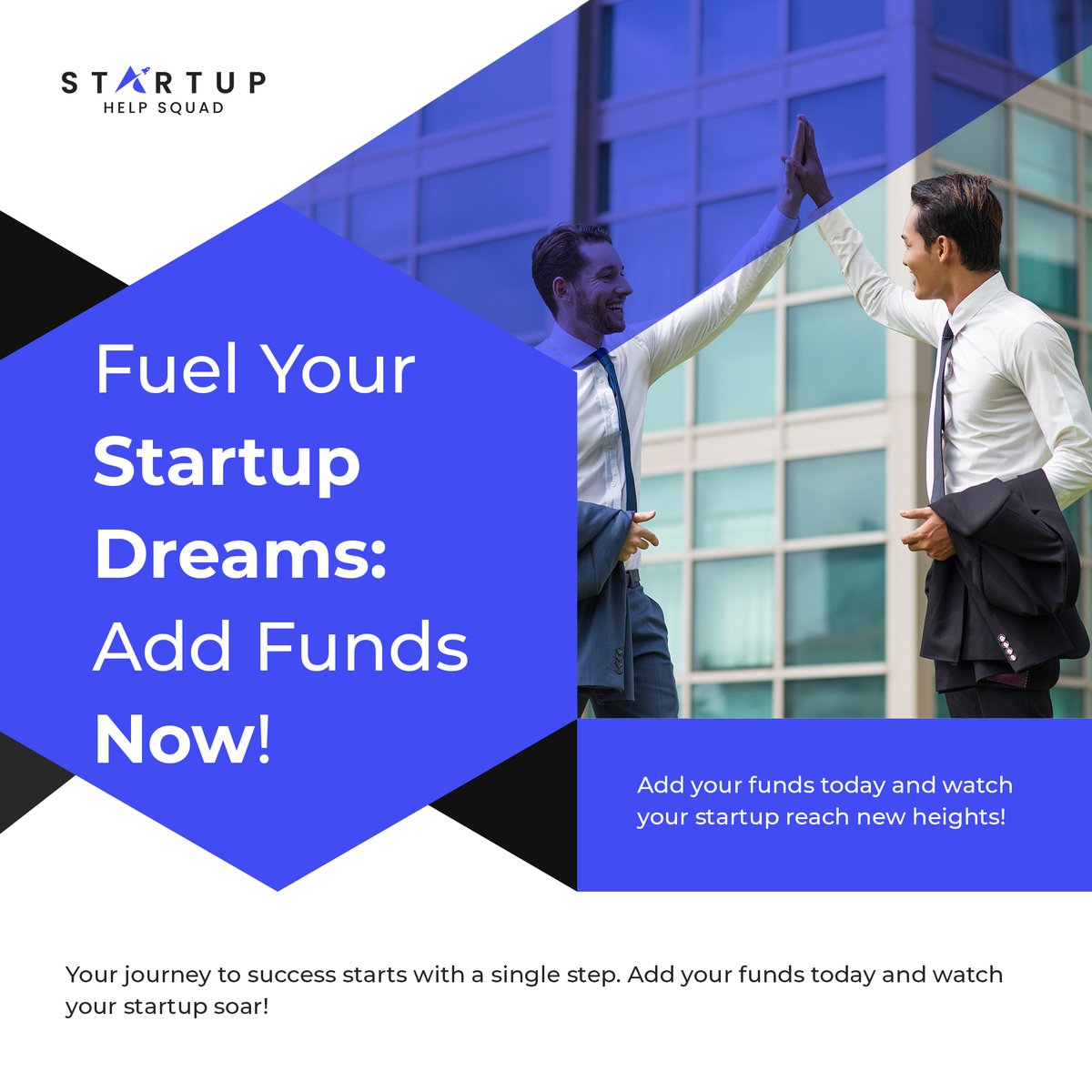 startuphelpsqd's tweet image. Ready to fuel your startup dreams? With our Add Fund module, you can effortlessly inject the capital you need to bring your vision to life.

#StartupHelpSquad #FundingYourFuture