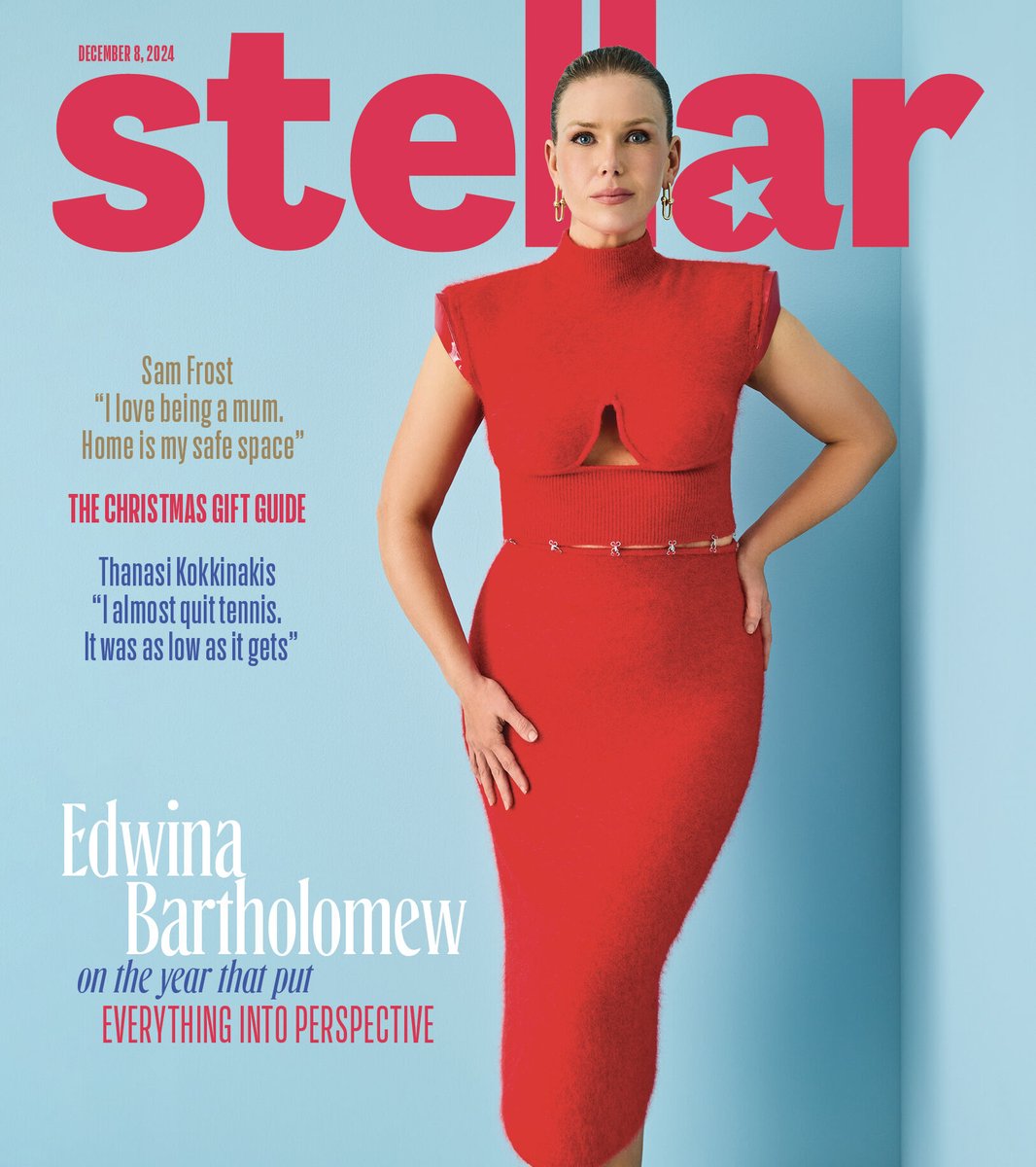 Stellar (@stellarmagau) on Twitter photo SNEAK PEEK: #EdwinaBartholomew stars on the cover of this Sunday’s Stellar.
Find it inside The Sunday Telegraph (NSW), Sunday Herald Sun (Victoria), The Sunday Mail (Queensland) and Sunday Mail (SA) SNEAK PEEK: #EdwinaBartholomew stars on the cover of this Sunday’s Stellar.
Find it inside The Sunday Telegraph (NSW), Sunday Herald Sun (Victoria), The Sunday Mail (Queensland) and Sunday Mail (SA)