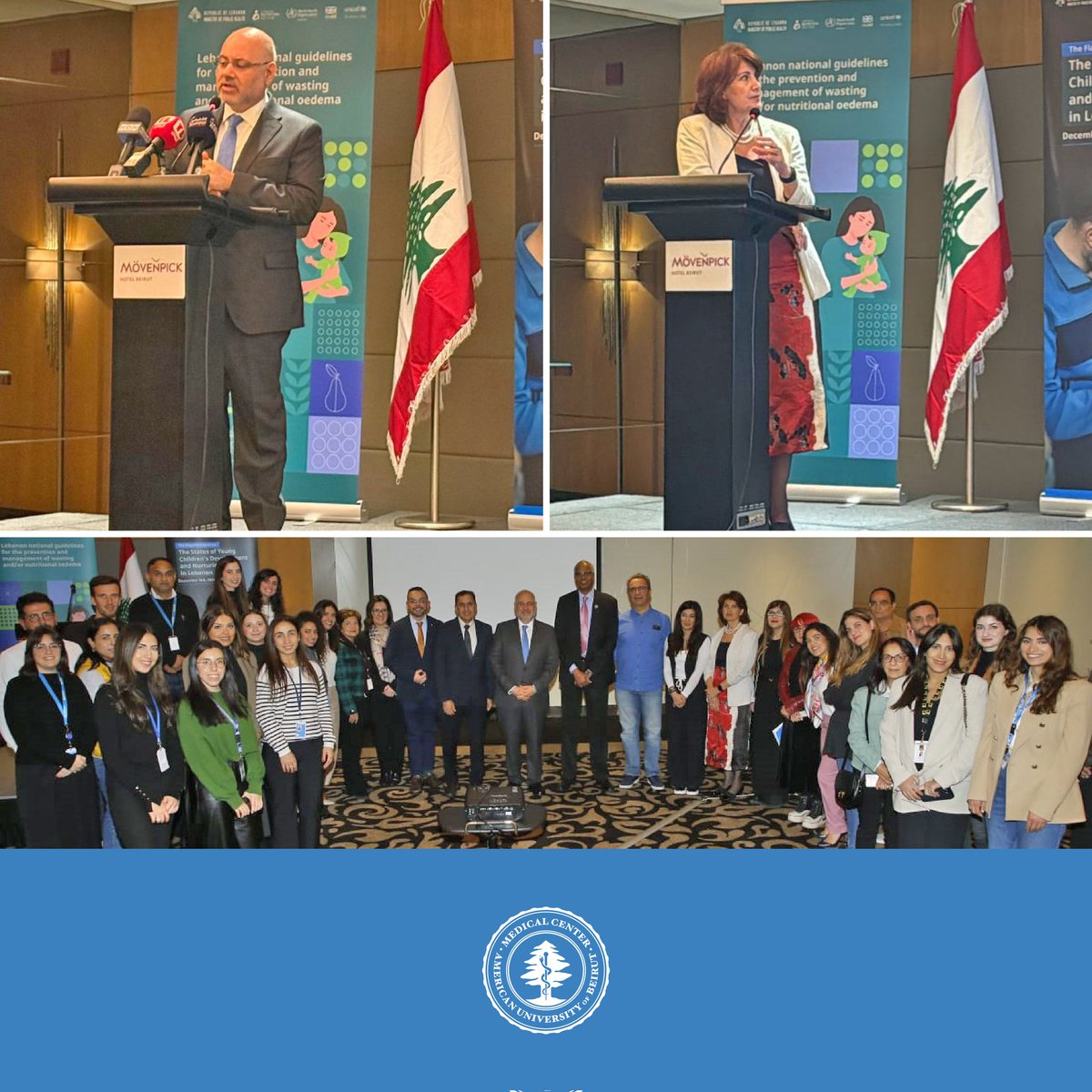American University of Beirut Medical Center (@aubmc_official) on Twitter photo On December 3, 2024, <a href="/mophleb/">Ministry of Public Health - Lebanon</a>, in partnership with <a href="/AUB_Lebanon/">American University of Beirut</a>, <a href="/UNICEF/">UNICEF</a>, <a href="/WHO/">World Health Organization (WHO)</a>, <a href="/Refugees/">UNHCR, the UN Refugee Agency</a>, and <a href="/HarvardChanSPH/">Harvard T.H. Chan School of Public Health</a>, launched the Flagship Report on Young #Children’s Development and Nurturing Care in #Lebanon in the presence of Minister of Public Health, Dr. <a href="/firassabiad/">Firass Abiad</a> and key On December 3, 2024, <a href="/mophleb/">Ministry of Public Health - Lebanon</a>, in partnership with <a href="/AUB_Lebanon/">American University of Beirut</a>, <a href="/UNICEF/">UNICEF</a>, <a href="/WHO/">World Health Organization (WHO)</a>, <a href="/Refugees/">UNHCR, the UN Refugee Agency</a>, and <a href="/HarvardChanSPH/">Harvard T.H. Chan School of Public Health</a>, launched the Flagship Report on Young #Children’s Development and Nurturing Care in #Lebanon in the presence of Minister of Public Health, Dr. <a href="/firassabiad/">Firass Abiad</a> and key
