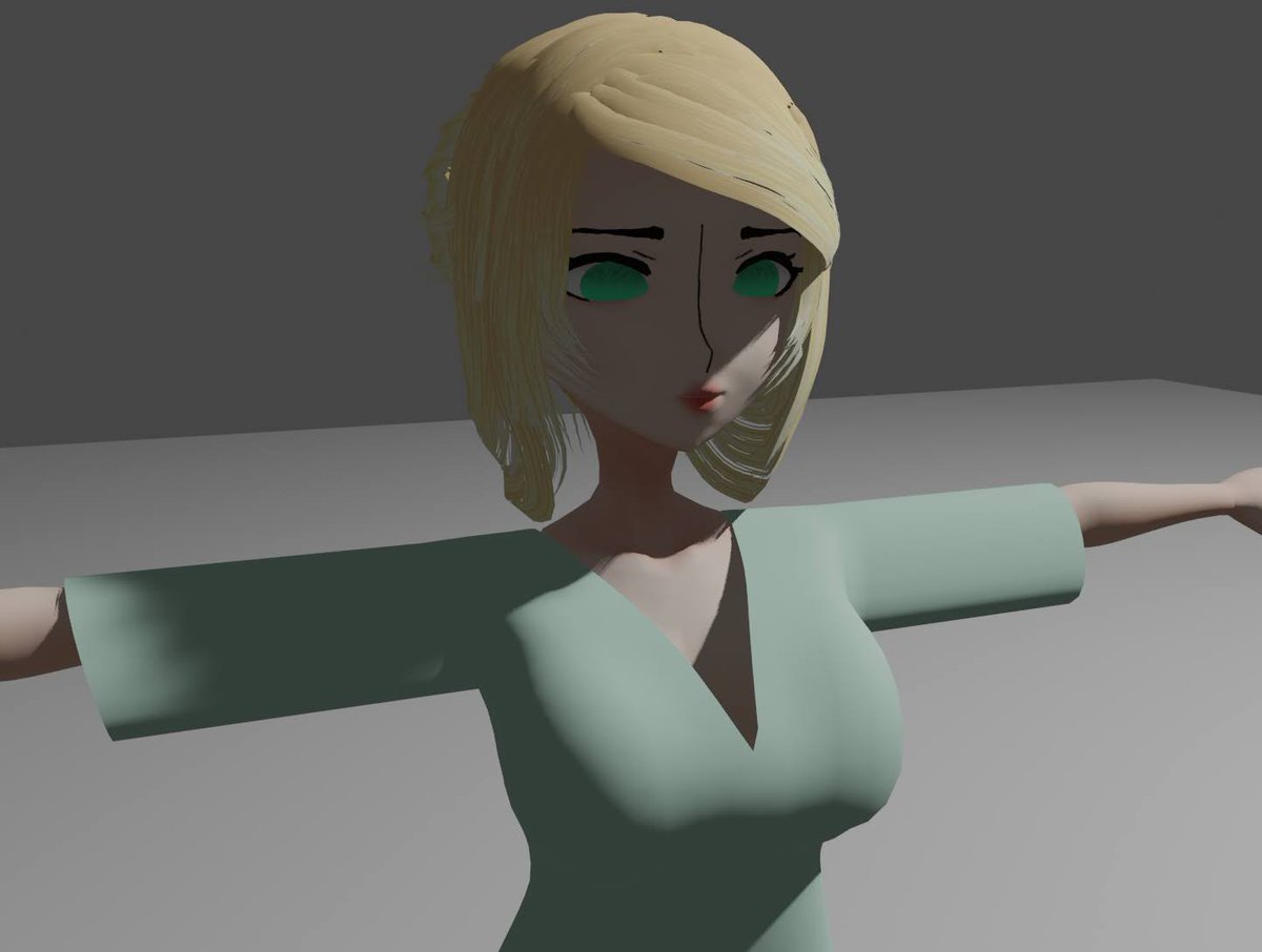 Dreamlander10's tweet photo. Aaaand that's Citrine for you. Her player model is done and optimized!

#upbge #b3d #blender #devlog #gamedevelopment #3d https://t.co/10aoLXZrcg