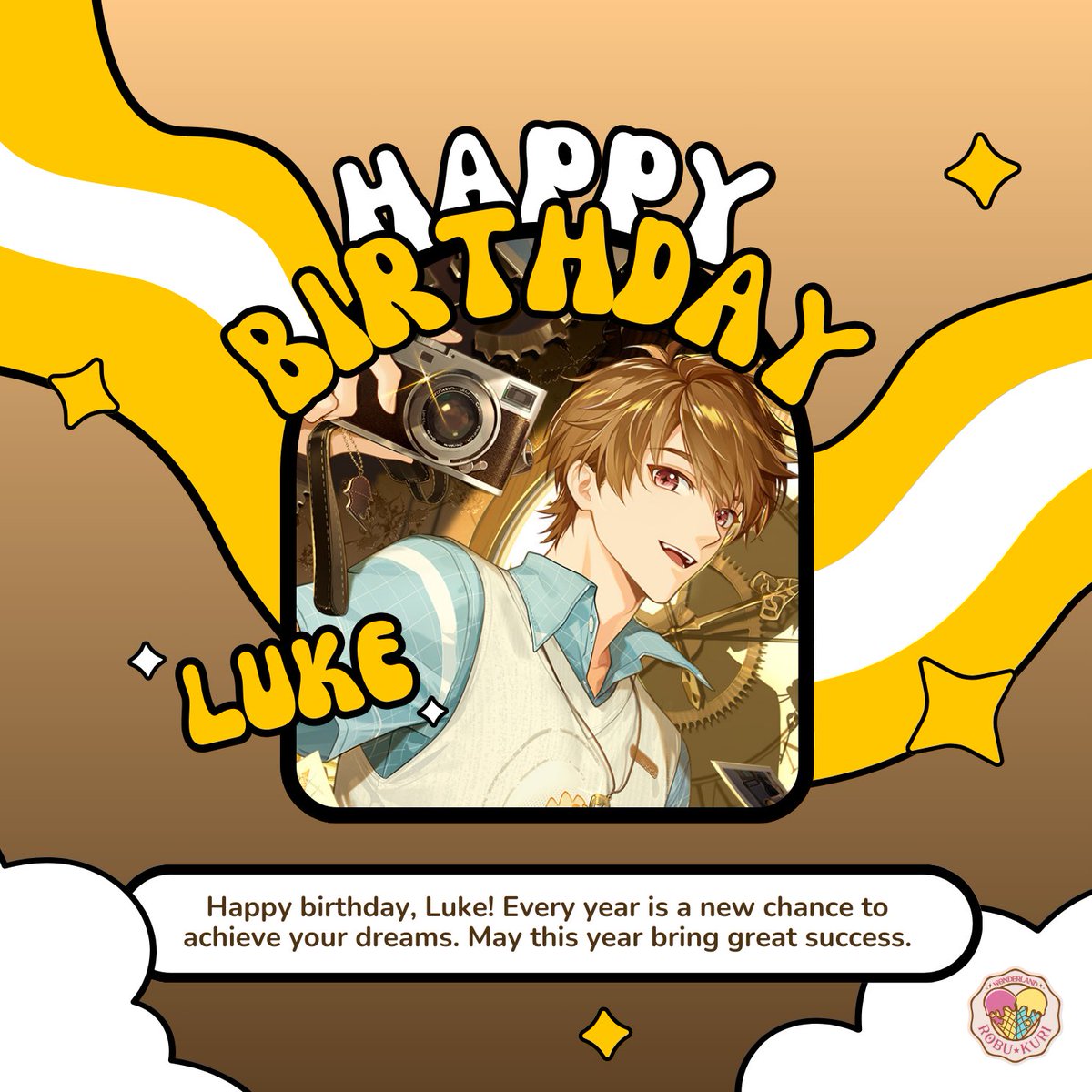 ROBU_KURI's tweet photo. ㅤㅤㅤ

【   ROBU ✭ KURI CREWS' BIRTHDAY
REPOST TO CLAIM CREAMINAL MINT  】

HAPPY BIRTHDAY, Mr. LUKE!  ⸜(｡˃ ᵕ ˂ )⸝♡ We believe that every year is a new chance to achieve your dreams. May this year bring great success and happiness to you! Happiest birthday! 🍦

ㅤㅤㅤ https://t.co/04L9WVuSjL