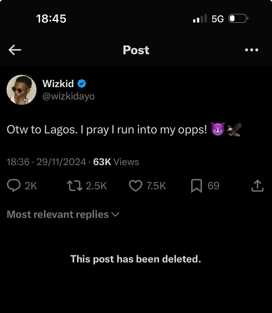 As he see Davido online he rush delete 😭
