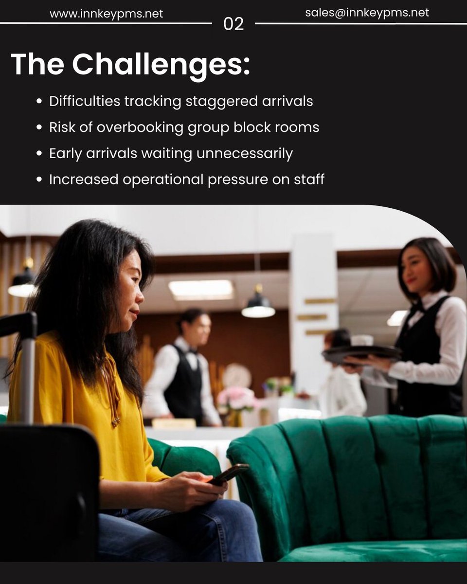 innkeypms's tweet photo. Make group check-ins effortless with InnKey’s Partial Check-In feature. Enjoy faster check-ins, smoother operations, and happier guests! 🌟 Reach out for more details at +91 63528 97150.
#GroupCheckIn #PartialCheckIn #EfficientHospitality #HotelManagement #HospitalityTech https://t.co/eOgU0qTbE6