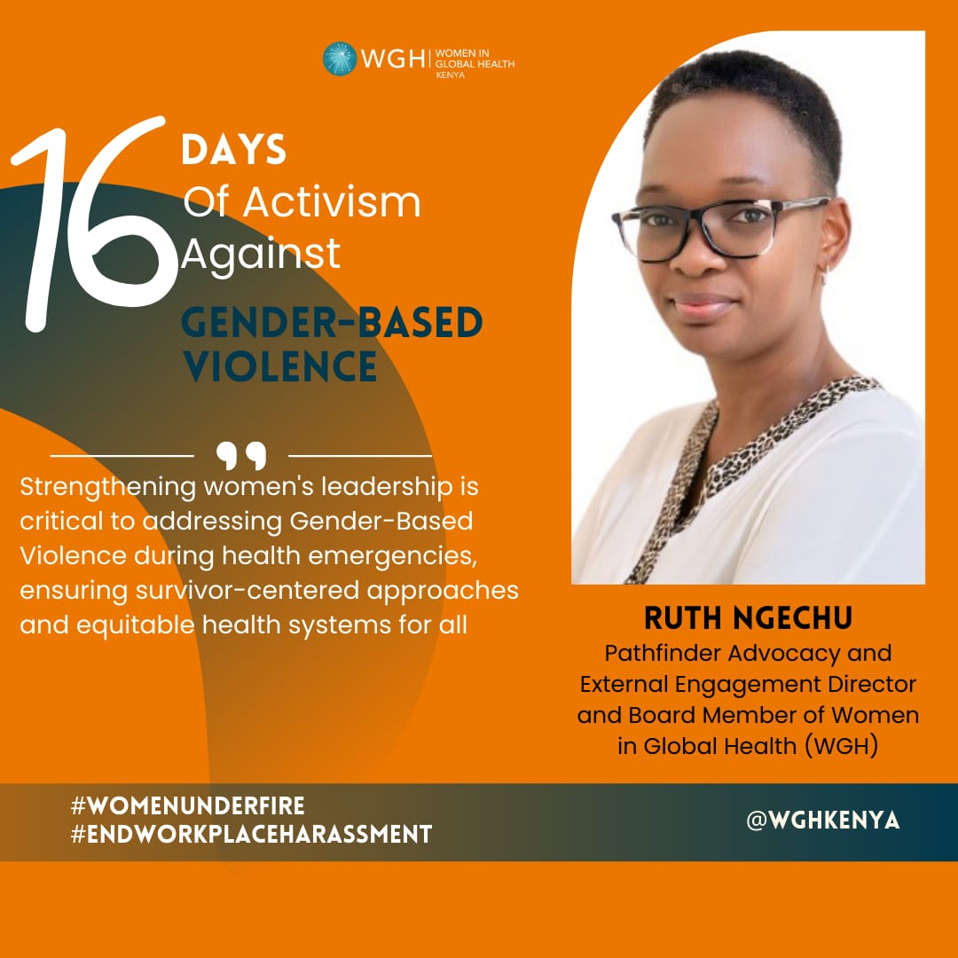 WGH Kenya 🇰🇪 (@wghkenya) on Twitter photo #16DaysOfActivism
Strengthening women's leadership is critical to addressing Gender-Based Violence during health emergencies, ensuring survivor-centered approaches and equitable health systems for all. <a href="/ngechu_ruth/">Ruth Ngechu</a>
#EndGBV
#EliminatingVAW #16DaysOfActivism
Strengthening women's leadership is critical to addressing Gender-Based Violence during health emergencies, ensuring survivor-centered approaches and equitable health systems for all. <a href="/ngechu_ruth/">Ruth Ngechu</a>
#EndGBV
#EliminatingVAW