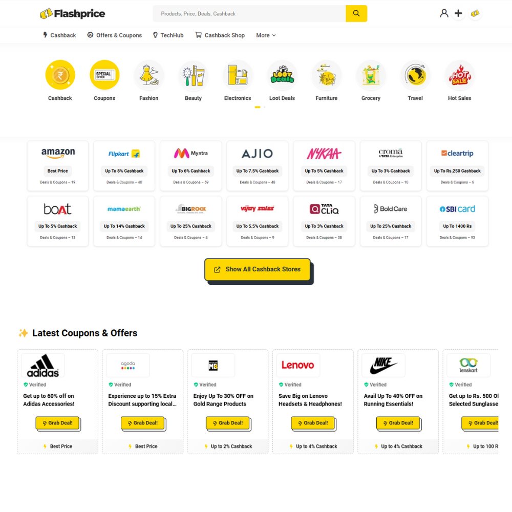 GeekmanOfficial's tweet photo. π Finally Ready! π
Flashprice is launching next week for everyone! π
π‘ AI + Human-Powered Deals & Coupons
π¨ Sleeker, smoother, and smarter UI
π° Your ultimate destination for savings is almost here!
Stay tuned for the big day! π
#Flashprice https://t.co/nFLNNTatl5