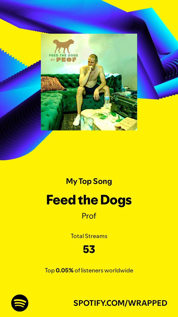 Based on the little preview I think the next drop will destroy this years top song for myself. Hell fucking yeaaah! 🔥🔥 Thanks for everything you put out homie <a href="/Profgampo/">Prof</a> #prof #goat #SpotifyWrapped2024