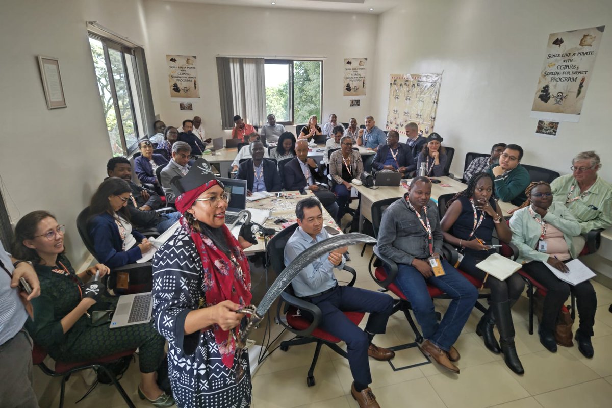 Scaling innovative solutions is a bit like piracy: one has to be opportunistic, disruptive with a high appetite for risk! Watch this space for <a href="/CGIAR/">CGIAR</a>'s Scaling for Impact Program with <a href="/IWMI_/">IWMI</a> <a href="/CIMMYT/">CIMMYT</a> <a href="/ILRI/">ILRI.org</a> <a href="/BiovIntCIAT_eng/">Alliance of Bioversity International and CIAT</a> <a href="/IFPRI/">IFPRI</a> and many more.