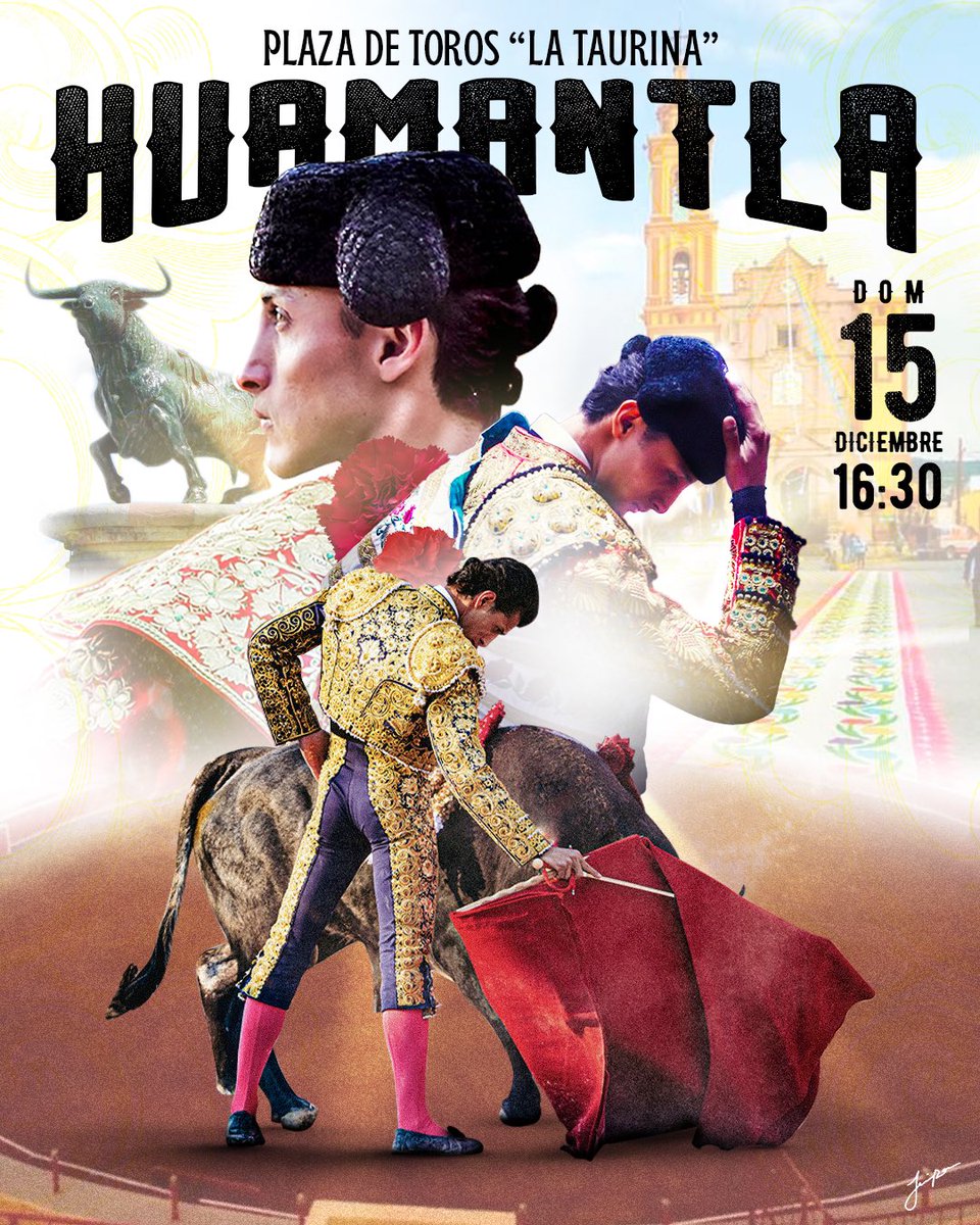 Contento de estrenar mi alternativa este 
15 De Diciembre en la corrída que se celebrará en -
📍Huamantla / Tlaxacala
 🐂 toros de Zacatepec 
 ⌚️4:30pm 
 🎫 boletos en <a href="/boletea/">nanang suhanda</a>  
 Los espero !!