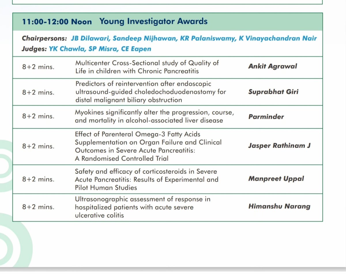 ajay_duseja's tweet photo. #ISGCON2024
Myokines in ALD are associated with progression and mortality.
#Parminder presenting Nipun's work @drnipunverma in the Young Investigator Session.
Congratulations to the Team. https://t.co/V83ywlH649