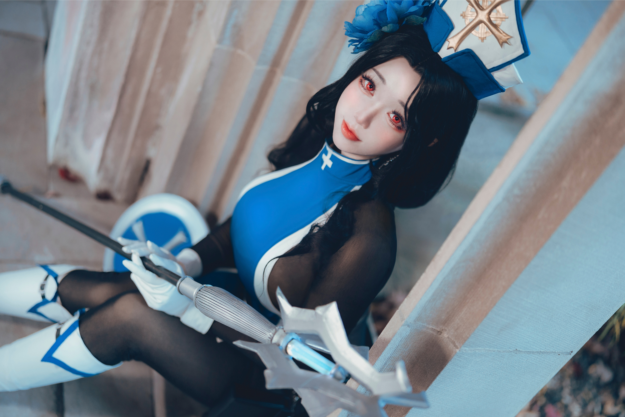 NIKKEメイデン アイスローズ コスプレ衣装 ウィッグ 武器盾 勝利