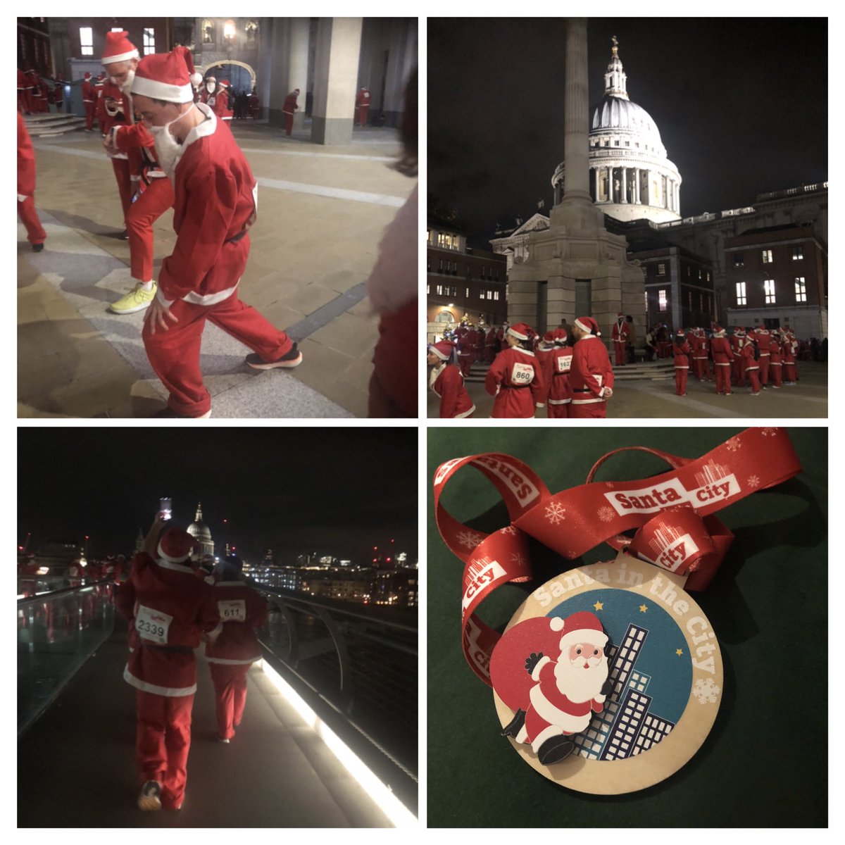 Another fun run 😁 @Ben_LD_Nurse leading a warm up at start - lots funds raised for <a href="/Barts_Charity/">Barts Charity</a> <a href="/LOrthoptics/">Joe McQuillan</a> Joe is in there somewhere- keeping tag and spotting our colleagues from across <a href="/NHSBartsHealth/">Barts Health</a> was a bit of a challenge 🤷🏼‍♀️🤣