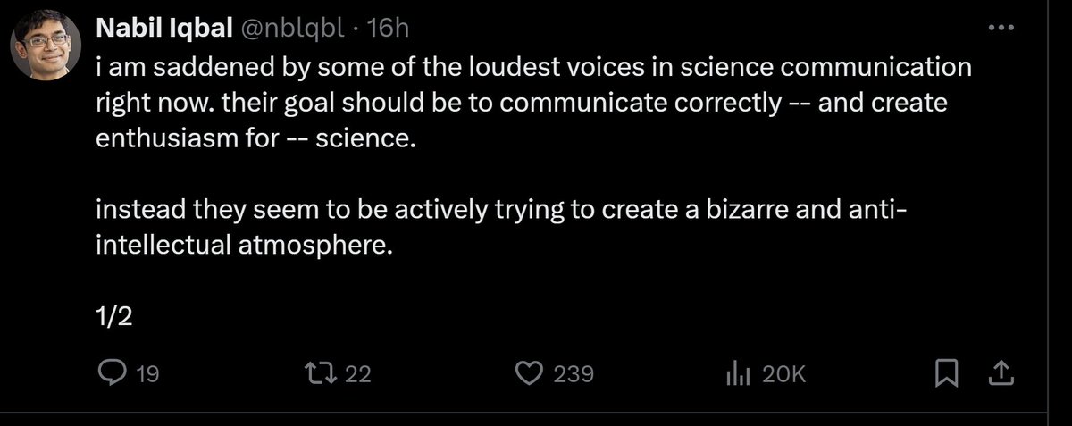 Sabine Hossenfelder tweet media