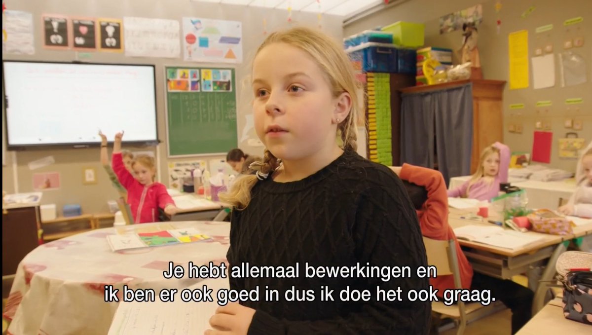 <a href="/Rinke_Vanhoeck/">Rinke Vanhoeck</a> “Ik ben er ook goed in _dus_ ik doe het ook graag.” 
Die leerling sloeg meer nagels met koppen dan sommige volwassenen in die uitzending.