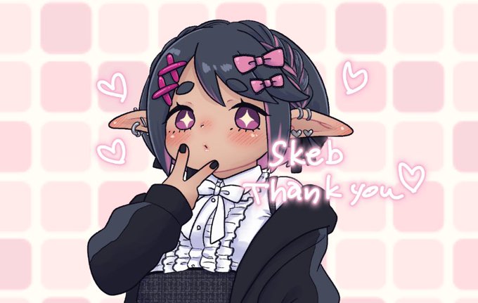 Skeb納品しました🥳
リクエストありがとうございました♡♡♡
顔も地雷っぽくしたらよかったかもだけどエルモアちゃんはそんなメイクしなくてもかわいい 