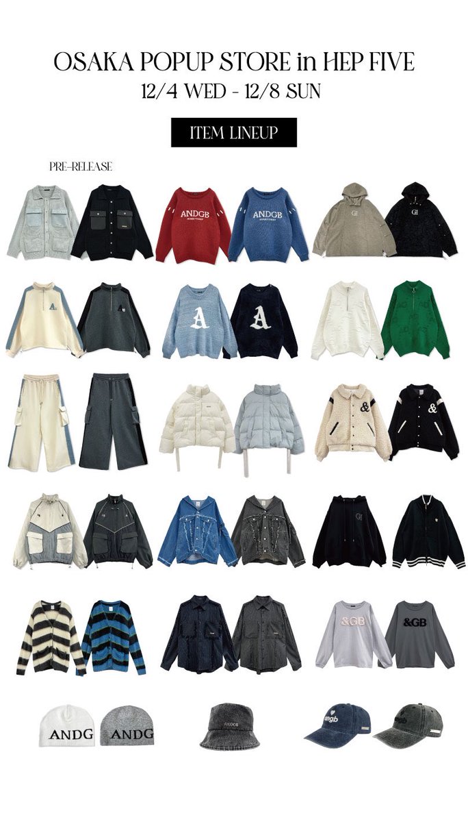 andgeebee's tweet photo. ☑︎ANDGEEBEE

大阪梅田HEP FIVE POPUP STORE DAY2 OPEN!!
11:00-21:00

本日も日替わりポストカード、整理券配布しております！

#ANDGEEBEE #村瀬紗英 https://t.co/1LKlo0B0nJ