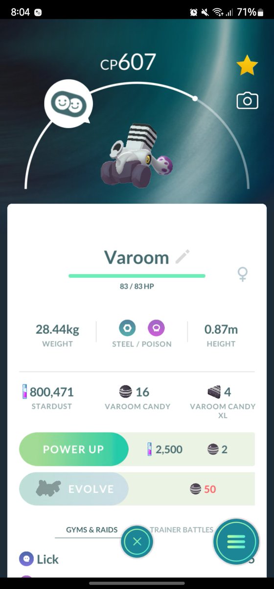 Anyone Need This?
#Varoom
#PokemonGoTrade