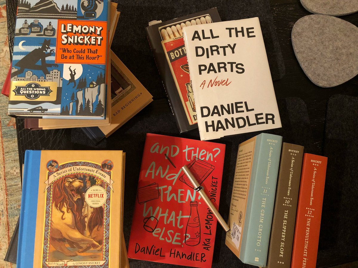 Daniel Handler (@danielhandler) on Twitter photo Don’t forget! This holiday season, order any Daniel Handler or <a href="/lemonysnicket/">Lemony Snicket</a> books directly from local indie fave <a href="/Booksmith/">The Booksmith</a>’s website, and I’ll sign and personalize them for you!
Ships internationally, email orders@booksmith.com with any questions!
booksmith.com Don’t forget! This holiday season, order any Daniel Handler or <a href="/lemonysnicket/">Lemony Snicket</a> books directly from local indie fave <a href="/Booksmith/">The Booksmith</a>’s website, and I’ll sign and personalize them for you!
Ships internationally, email orders@booksmith.com with any questions!
booksmith.com