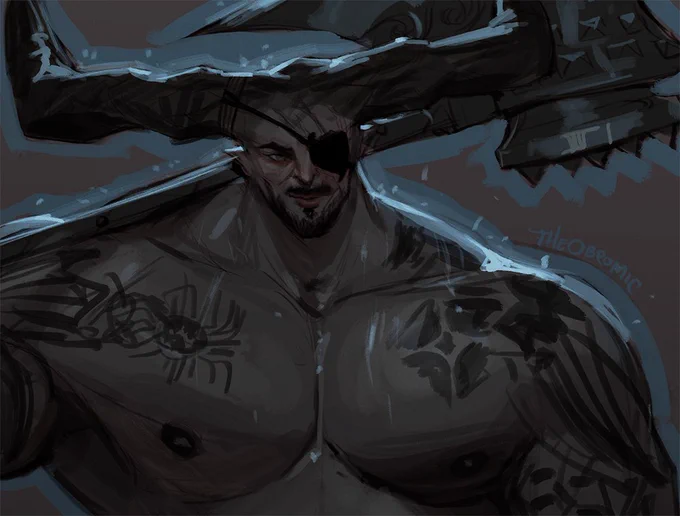 heard it's dragon age day so i dug up an old iron bull i never finished 
