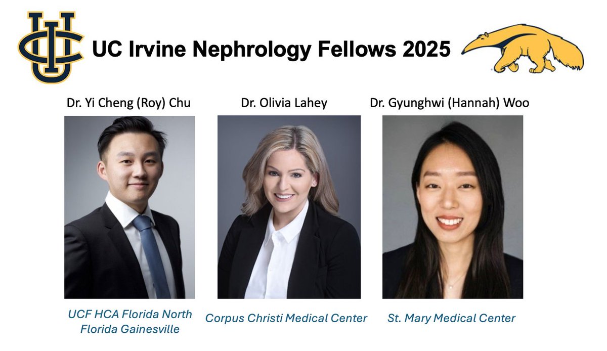 Congratulations to our 2025 nephrology fellows! #match #NephFellowship
<a href="/UCIkidney/">UC Irvine Kidney</a>
<a href="/UCIrvineHealth/">UCI Health</a> <a href="/UCIMedSchool/">UC Irvine School of Medicine</a>