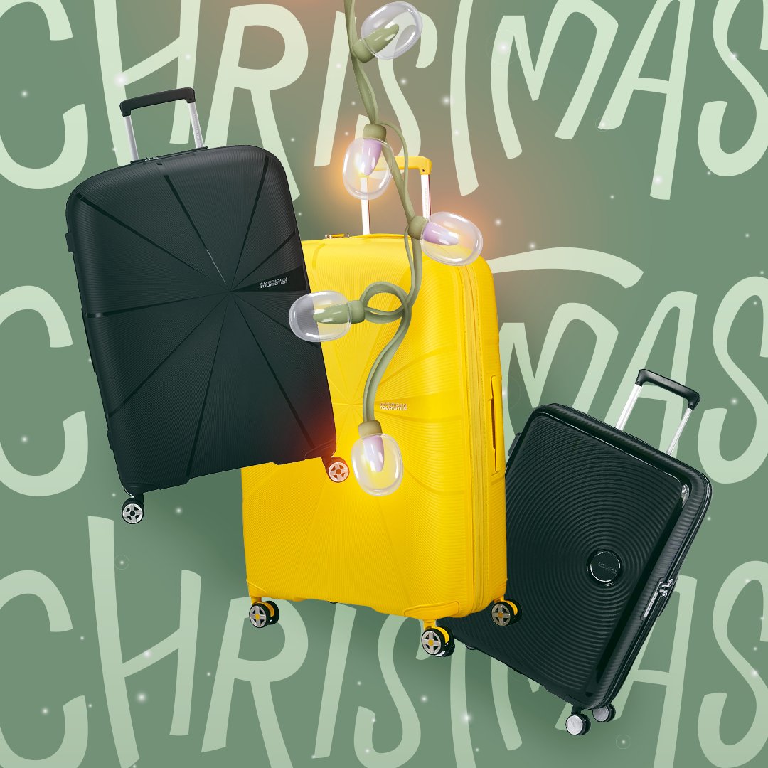 La navidad tiene un nuevo look. ✨🎄 Disfruta de tus viajes con el estilo vibrante de American Tourister, ¡y empieza el 2025 viajando con todo color! 🩷💚

#FullColor #Curio #StarVibe #Colors #Travel #CarryChristmas #Navidad