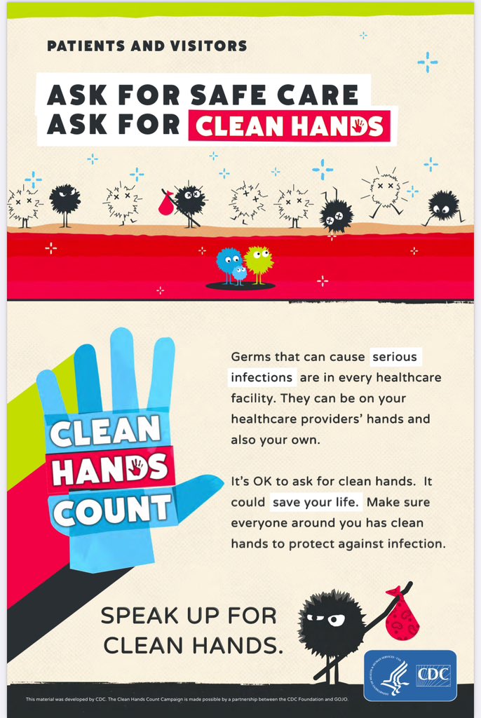 DefectiveBecca's tweet photo. The @CDCgov has officially adopted a “you do you” model of preventing healthcare acquired infections, placing the burden on patients to ask for clean hands 🤦🏻♀️
#CleanHandsCount
https://t.co/OCsclEyRmo https://t.co/xR2tOqFmce