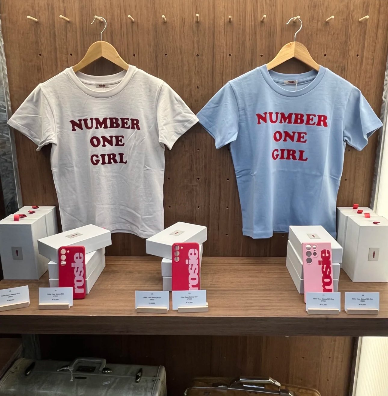 ROSÉ POPUP Number One Girl T-SHIRT