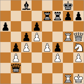 ChessPatterns1's tweet image. Chess Puzzle of the Day is Janowski vs Schlechter, London, 1899, Depth (ply): 9, 1-0 dlvr.it/TGbjKM