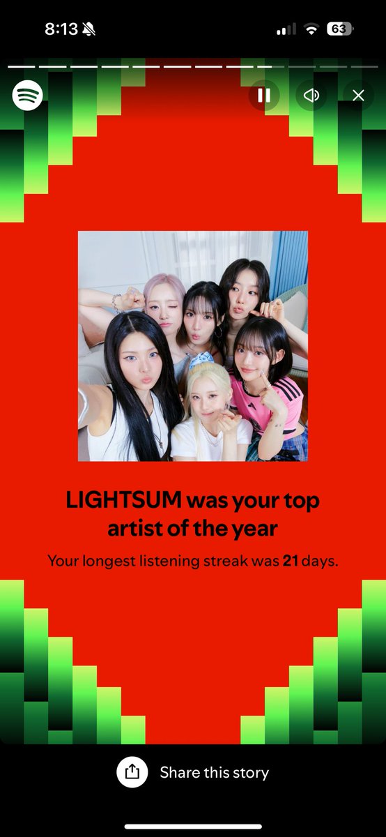 xQuestionMark's tweet photo. my #SpotifyWrapped @CUBE_LIGHTSUM is still on top #LIGHTSUM https://t.co/3bVQArMIAS