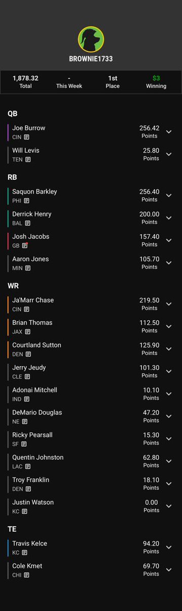 KyleBrowne09's tweet photo. @BestBallJunkie Put this one in the wrong tourney :/ https://t.co/PTV6XzYqBL