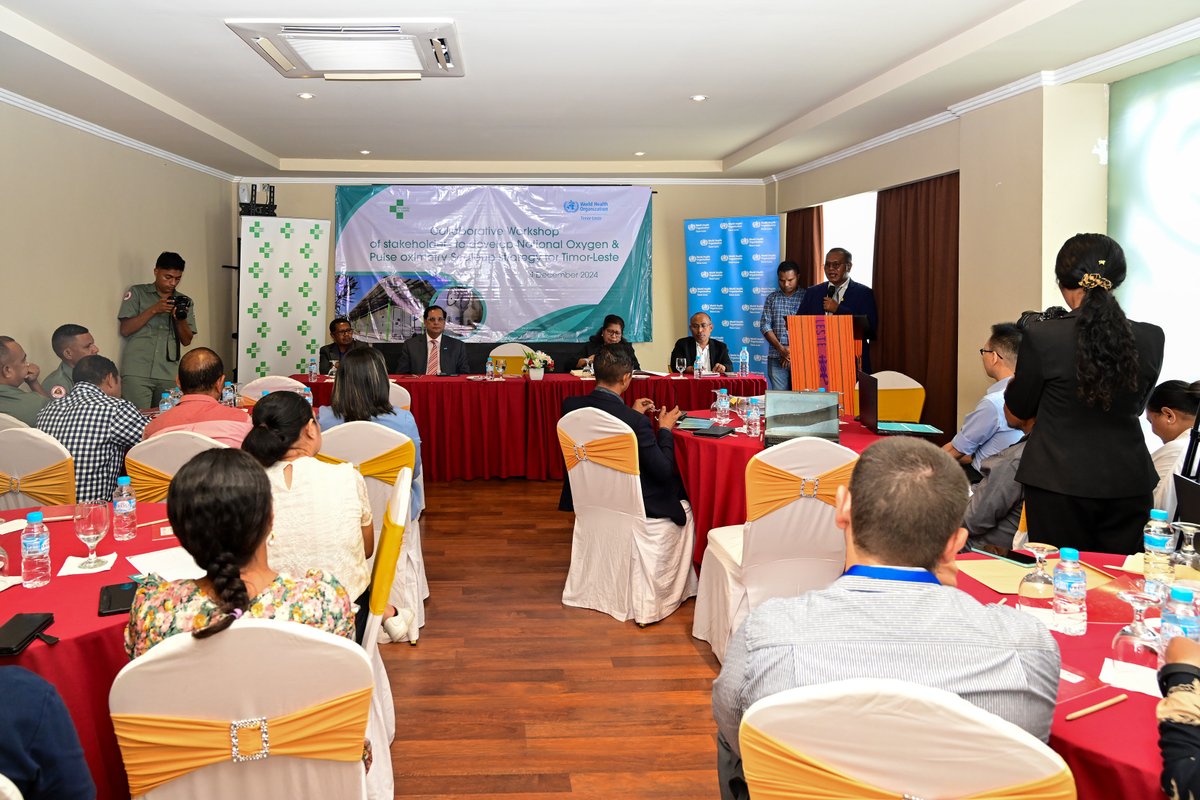 WHOTLS's tweet image. In August, #TimorLeste inaugurated its first #PSAoxygen plant at HNGV. Supported by The Global Fund and UNICEF, two additional plants are planned for Baucau and Manatuto, aiming to expand the network and enhance access to medical oxygen across the country.