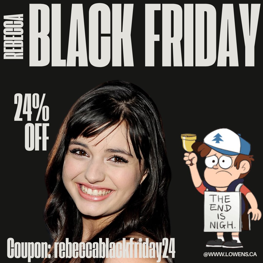 Dipper says there's only 2 days left in Lowen's Rebecca Black Friday Sale.

Giddy up so you don't miss out on 24% off all things awesome in natural skincare!

rebeccablackfriday24 is the code.

Happy Shopping

#blackfriday