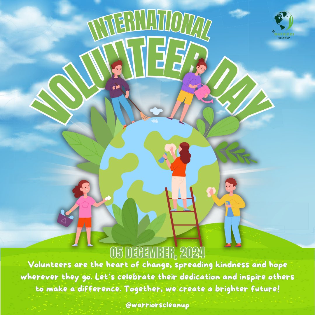 warriorscleanup's tweet photo. Selamat Hari Relawan Sedunia! 🌍✨

Hari ini kita merayakan semangat kebaikan dan dedikasi para relawan di seluruh dunia. Mereka adalah pahlawan tanpa tanda jasa yang memberikan waktu, tenaga, dan hati mereka untuk membuat dunia menjadi tempat yang lebih baik. https://t.co/wMVa4Djdpd