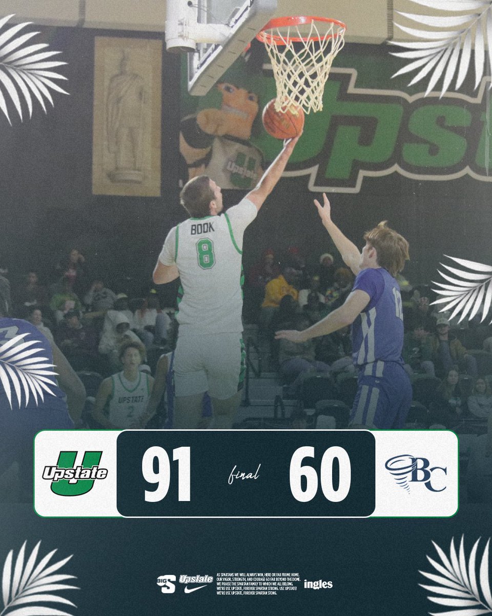 UpstateMBB's tweet photo. The Spartans eclipsed the 90-point mark for the third time this season, the most in a season since 2019-20.

Carmelo Adkins headed a group of five double-figure scorers with 17 points, crafted behind a game-high four triples.

#SpartanArmy ⚔ https://t.co/KZnxRhnU9G