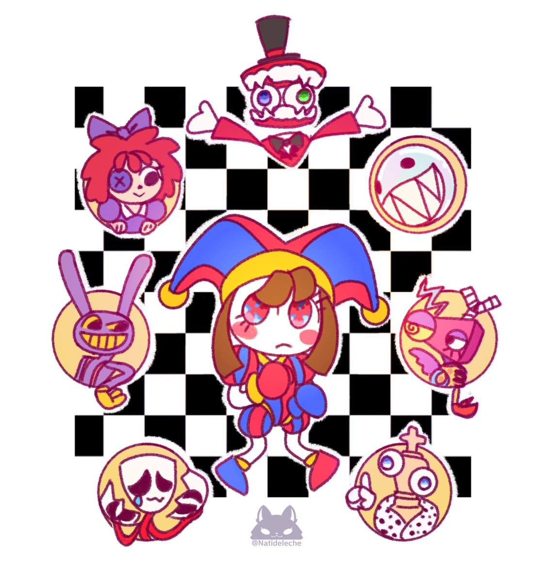 Natisdeleche's tweet photo. 🎪~
.
#theamazingdigitalcircus #digitalcircus #pomni #fanart #digitalcircusfanart #digitaldrawing #digitalart https://t.co/sqhgQWZDMe