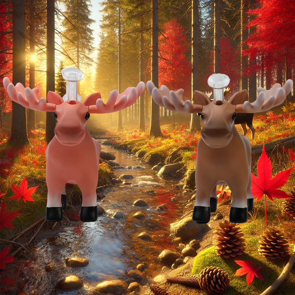 YHSsmoke's tweet image. 🦌🔥 The PVC Moose Water Pipe is here to up your smoking game! 💨💚

🦌🌿With a unique design and durable construction, it’s as tough as it is stylish! 🌲💨

#yhs #Waterpipe #MooseVibes #USA #Canadian #SmokingAccessories #UniqueBongs #420Style