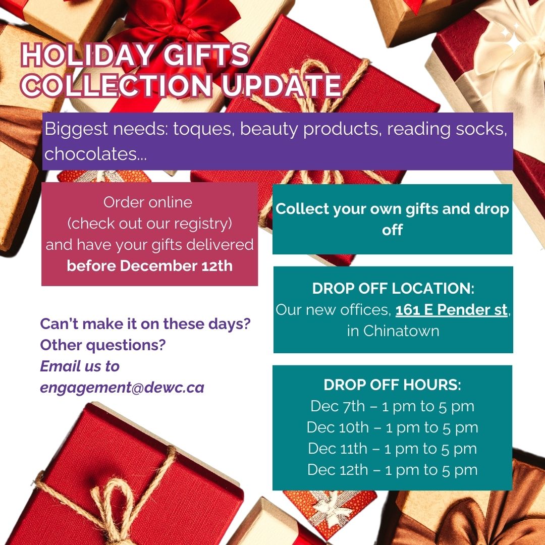 Thank you so much to all of you who ordered from our wishlist, organize donation drives and sent donations 💜 you are definitely allowing us to offer joyful holiday events at all our sites!

A little update as our holiday celebrations are coming up: