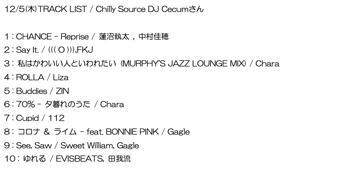 stepone813's tweet image. 【Audi MUSIC BOOSTER】

#ChillySource
#DJCecum さんのミックス🎶

メロウな J - pop,
J - Rapを中心に選曲しました。
ゆったりさ・優しさ・情緒を
感じる曲を入れてみたので、
リラックスできるMixになったかと思います。

もう一度聴く→ radiko.jp/share/?sid=FMJ…

#jwave #stepone813 #radiko